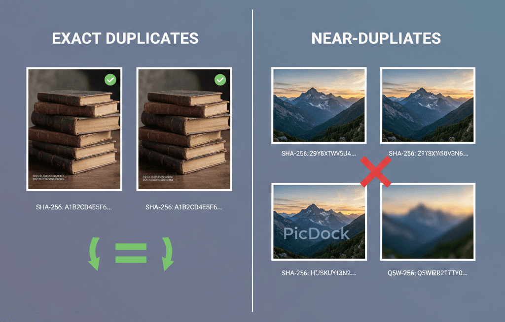 Exact vs Near-Duplicate Images: What's the Difference and Why It Matters